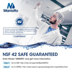 MARRIOTTO Replacement for GE RPWFE, RPWF (Built-in CHIP) Refrigerator Water Filter, Compatible with GFE28GELDS, PFE28KELDS, PFE28KYNFS, GFD28GELDS, GYE22HMKES, GFE28GYNFS, GFD28GYNFS, Pack of 3