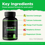 ShapeOn Capsules, Official ShapeOn Supplement Pills with All Natural Ingredients - Maximum Strength, Advanced Formula Overall Health & Wellness, Premium Shape-On Support Reviews (5 Pack)