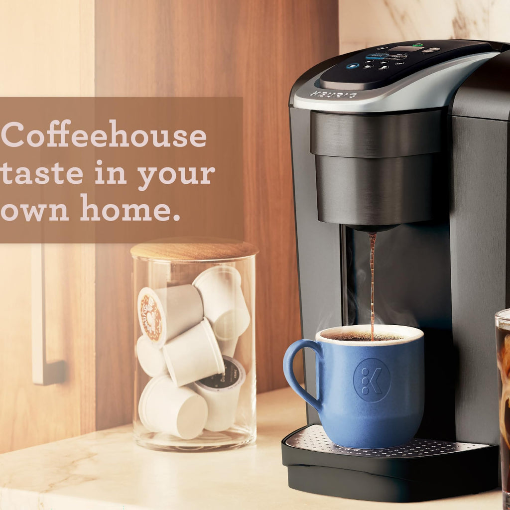 Keurig K-Elite Single Serve K-Cup Pod Coffee Maker, Brushed Slate