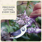 Modern Sprout Bypass Hand Pruners - Scissors - Gardening Tools - Chartreuse