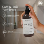 Muse Apothecary Room Ritual - Aromatic and Relaxing Room Mist, 8 oz, Infused with Natural Essential Oils - Aloe + Eucalyptus + Lavender, 2 Pack