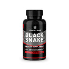 Vigor Labs Black Snake Male Enhancement Capsules (30 Capsules), Boosts Blood Flow, Size and Hardness. Powerful Proprietary Blend of Natural Ingredients. Made in The USA