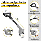 Universal Shovel Handle Extension, Ergonomic Attachment for Gardening Tool