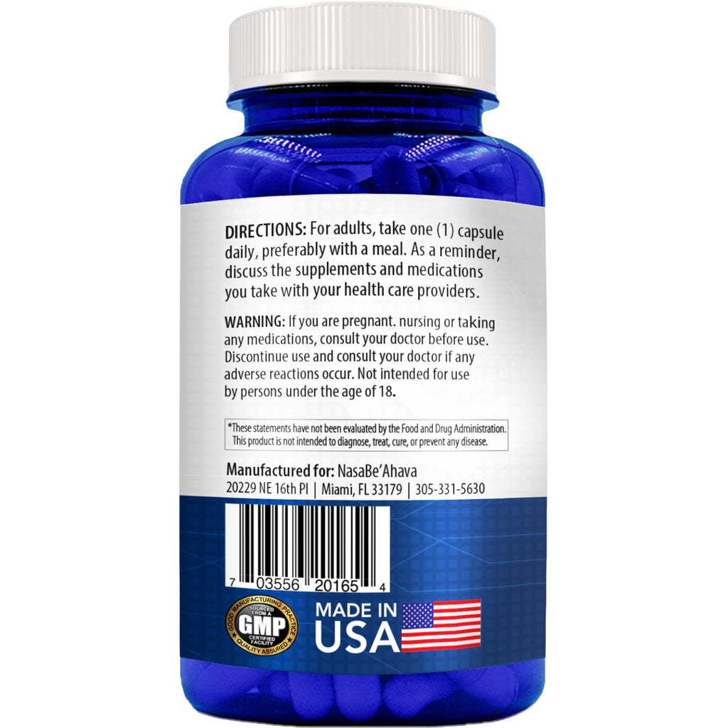 SAM-E Supplement 400mg | Easy Absorption S-Adenosyl-L-Methionine SAM-e 400mg for Bone and Mood Support Supplement | Made in The USA Non-GMO and Gluten Free (90 Day Supply)