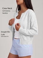 Trendy Queen Cropped Cardigan Sweaters for Women Fall Fashion Clothes 2026