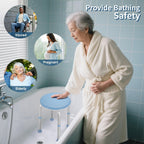 pxsulliao FSA/HSA Adjustable Swivel Bath Seat Shower Chair for Inside Shower, Shower Seat for Inside Tub Bathroom Bench Bath Chair for Elderly and Disabled,Eligible 350 lbs Adjustable Shower Stool