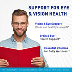 LIVORKA Sight Clear Pills, Sight Clear Support Eye Supplement, SightClear 20/20 Vision Vitamins Reviews Advanced Formula, 60 Capsules for 1 Month