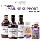 Elderberry Queen Organic Elderberry Syrup 24 Fl Oz - Immune Support Formula with Sambucus Black Elderberry & Aronia Berry - Pure Natural Certified Organic Elderberry Syrup for Kids and Adults