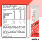Noobru Shield with Vitamin C Powder and Ginger - Immune System Booster for Perfect Health Condition - Vitamins Blend for Your Body - Nootropic Food Supplements for Sharp Concentration and Quick Mind