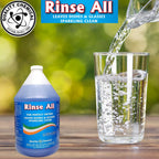 Quality Chemical Rinse All/Commercial Industrial Grade Rinse Aid/Dishwasher Rinse Aid Liquid, heat and cool dry Finish/Rinse Agent Dishwasher/Leave Dishes Spotless 128 oz (Pack of 4)