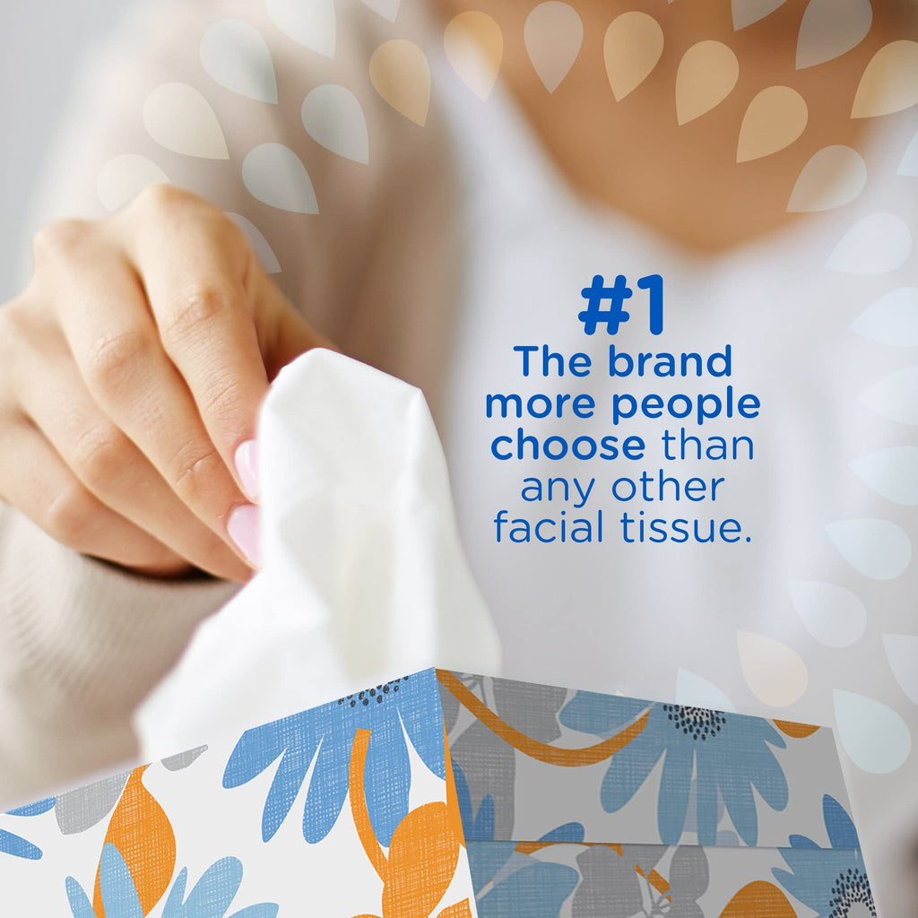 Kleenex® 2-Ply Facial Tissue, Flat, 100 Tissues Per Box, Pack Of 5 Boxes