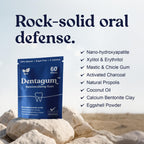 Dentagum Remineralizing Gum with Nano-Hydroxyapatite & Xylitol, 60 Pieces
