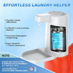 Electric Laundry Detergent Dispenser Pump, One-Press 15-75ml, Fast Dispense