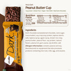 NuGo Dark Variety - Pretzel with Sea Salt 12 Bars & Peanut Butter Cup 12 Bars, 12g Protein Bar, Vegan, Gluten Free, Non-GMO, Kosher Pareve, 24 Count Variety