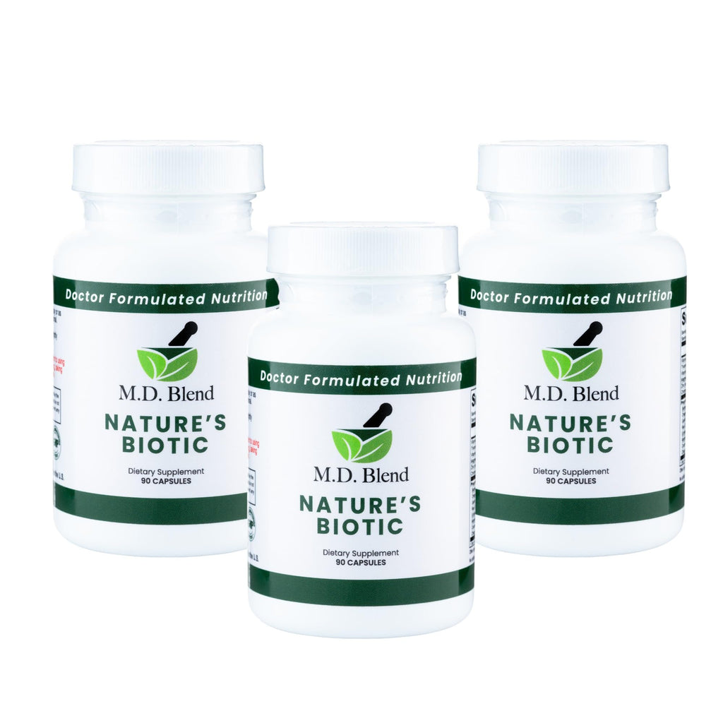 Nature’s Biotic Berberine Supplement for Daily Wellness Support with Blend of Oregano, Garlic, Vitamins C & B6, Magnesium, and Zinc, 270 Capsules (Pack of 3)