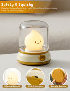 WANIDEA Night Light for Kids, Rechargeable Night Light for Bedroom