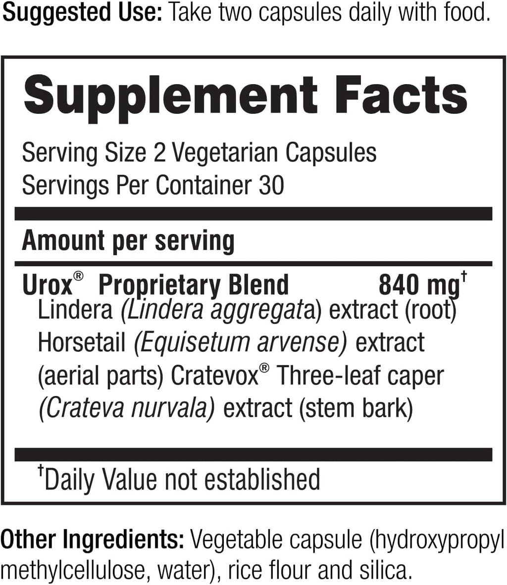 Bladder Control, Safe and Effective Bladder Support Supplement for Men & Women, Helps Reduce Urinary Leakage, Incontinence, Frequency, Urgency, Night Trips to Bathroom - 60 Vegetarian Capsules