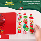 Christmas Advent Calendar 2026,Christmas Vacation Countdown Calendars,Christmas Tree Ornaments Stocking Stuffers Gifts with 24 pcs Collectible Doll Figures for Kids and Adults