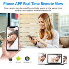 【Free 64G】 Smallest Wireless WiFi Battery Camera,Concealed Cam,Coin Size Camera,HD1080P Video Recording Live Feed for Night Vision,Motion Detection,Cloud Storage for Security with iOS Android APP