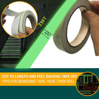 SWRT Glow in The Dark Tape 33FT x 0.5Inch, Long-Lasting Bright Fluorescent Glow Tape for Easter Decorations Strong Adhesive Waterproof Glow in The Dark Stickers for Night Decorations, Stairs,Exit Sign