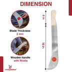Armory Replicas Caribbean Panga Full Tang Machete - Outdoor Camping Sickle Knife - 21.5 inch