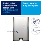 Tork Xpress Multifold Paper Towel Dispenser Stainless Steel H2, 463002