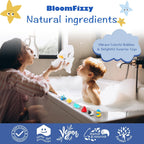 30 Pack Kids Bath Bombs with Land & Sea Animal Toys, Dual-Themed Gift Boxes
