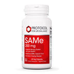 PROTOCOL FOR LIFE BALANCE SAM-e 200mg - Brain Support and Joint Supplement - 60 Veg Caps