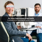 670nm Red Light Therapy Glasses for Eye Comfort & Visual Wellness – 2-in-1 Wearable Red & Blue Light Therapy Glasses, UV-Free, for Good Sleep, Energy & Focus
