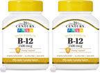 21st Century B 12 2500 mcg Sublingual Tablets, 110 Count (Pack of 2)
