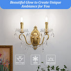 Brightever E12 Candelabra LED Light Bulbs 60 Watt Equivalent, 620 Lumen 6W C32 B11 Clear LED Filament Candle Bulbs, Dimmable Daylight White 5000K Chandelier Light Bulbs for Ceiling Fan, Pack of 5