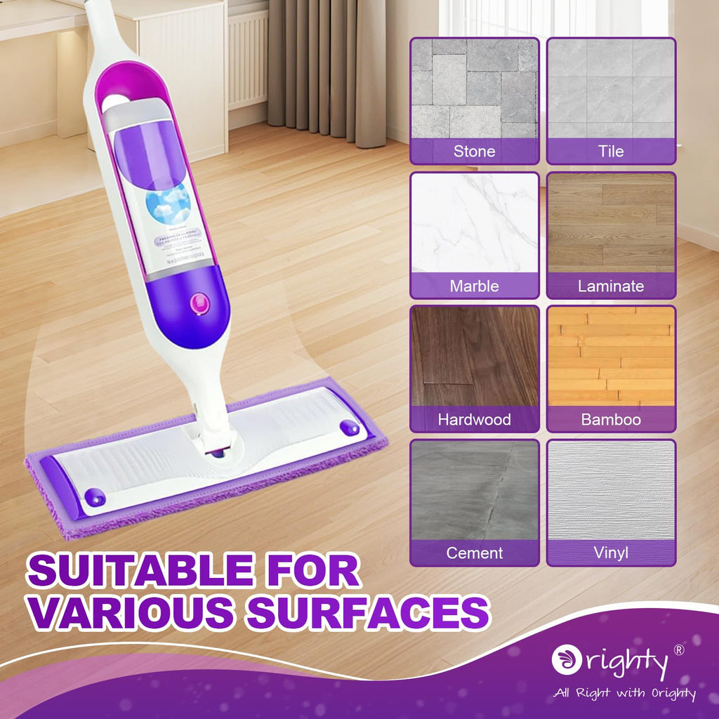 Orighty Reusable Mop Pads for Swiffer PowerMop, 20 Pack Power Mop Pads Refills for 13 ''-15 '' Spray Mop, Microfiber Mop Pads Refills for Multi-Surface Floor, Machine Washable