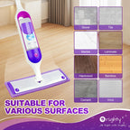 Orighty Reusable Mop Pads for Swiffer PowerMop, 20 Pack Power Mop Pads Refills for 13 ''-15 '' Spray Mop, Microfiber Mop Pads Refills for Multi-Surface Floor, Machine Washable