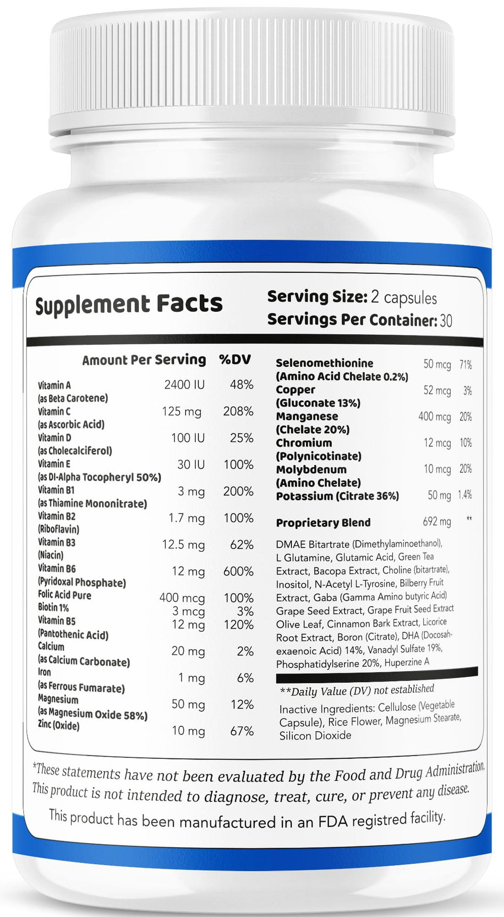(3 Pack) Memory Defender Capsules, MemoryDefender Advanced Brain Support Pills, All Natural Premium Supplement, Memorydefender Maximum Strength Multivitamin Daily Wellness, 180 Capsules for 3 Months