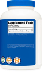Nutricost Magnesium Citrate 420mg, 240 Veggie Capsules - 60 Servings, Gluten Free, Non-GMO, Vegetarian Friendly