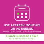 Affresh Cooktop Cleaning Kit, Safe for Glass & Ceramic Cooktops, Includes 5 oz cleaner, 5 pads, 1 scraper (Pack of 2)