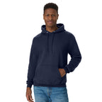 Hanes mens Pullover Ecosmart Hooded athletic sweatshirts, Navy, X-Large US