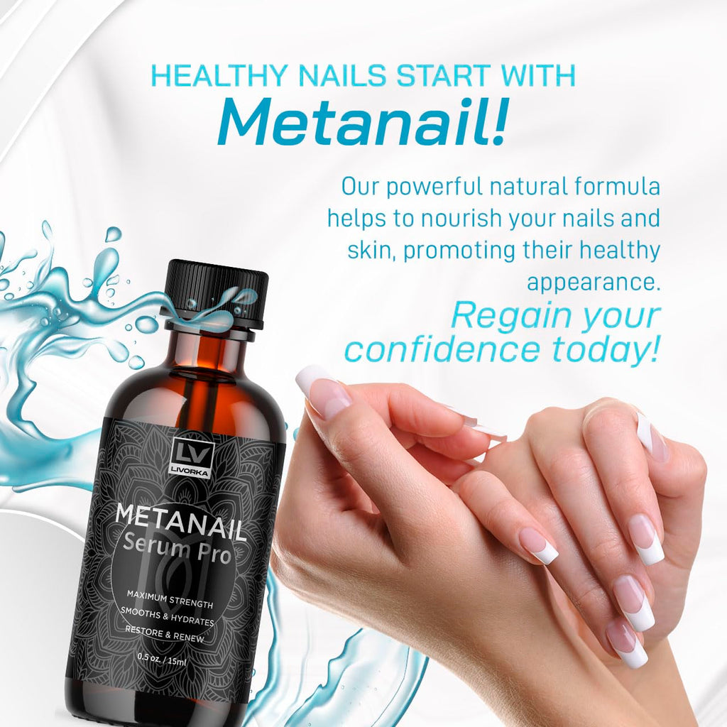 LIVORKA (2 Pack) Metanail Toenail Liquid, Metanail, Metanail Bottle, Meta Nail, Metanail Drops for Nails, Meta Nail Liquid, Metanail Nail 2 Bottles
