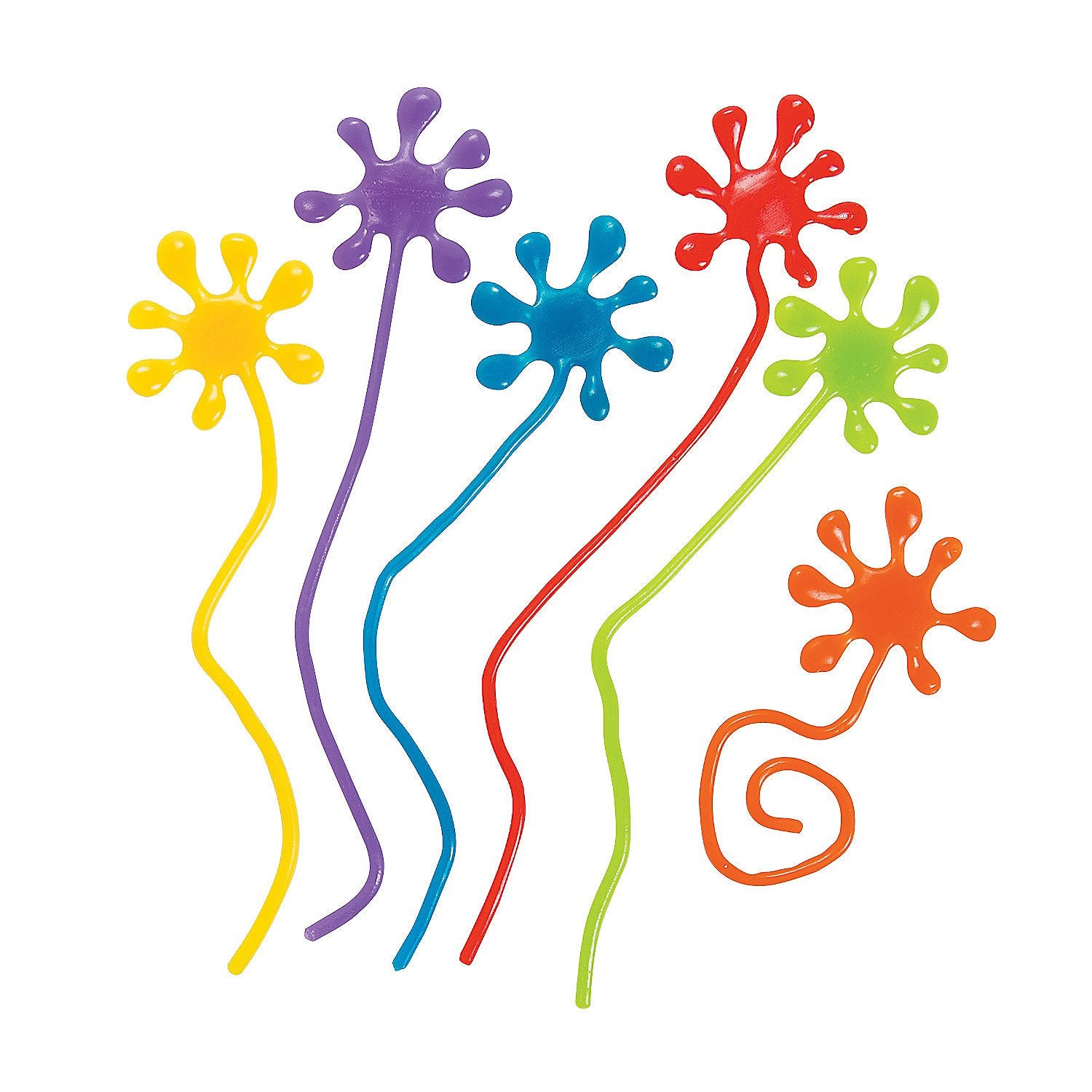 Paint Splatter Sticky Hands (72 Pc) Birthday Party Favors