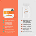 ecoNugenics PectaSol Modified Citrus Pectin Cellular Health and Immune System Supplement - Lime Infusion Powder - Maintain Healthy Galectin-3 Levels - Cardiovascular Support (551.29 Grams)
