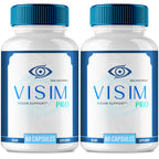 Visim Pro Vision Support, Official Visim Pro Eye Health Supplement Capsules - Extra Strength All Natural Visi mPro for Visual Wellness & Crystal Clear Vision, Eye Vitamin Pills Reviews (2 Pack)