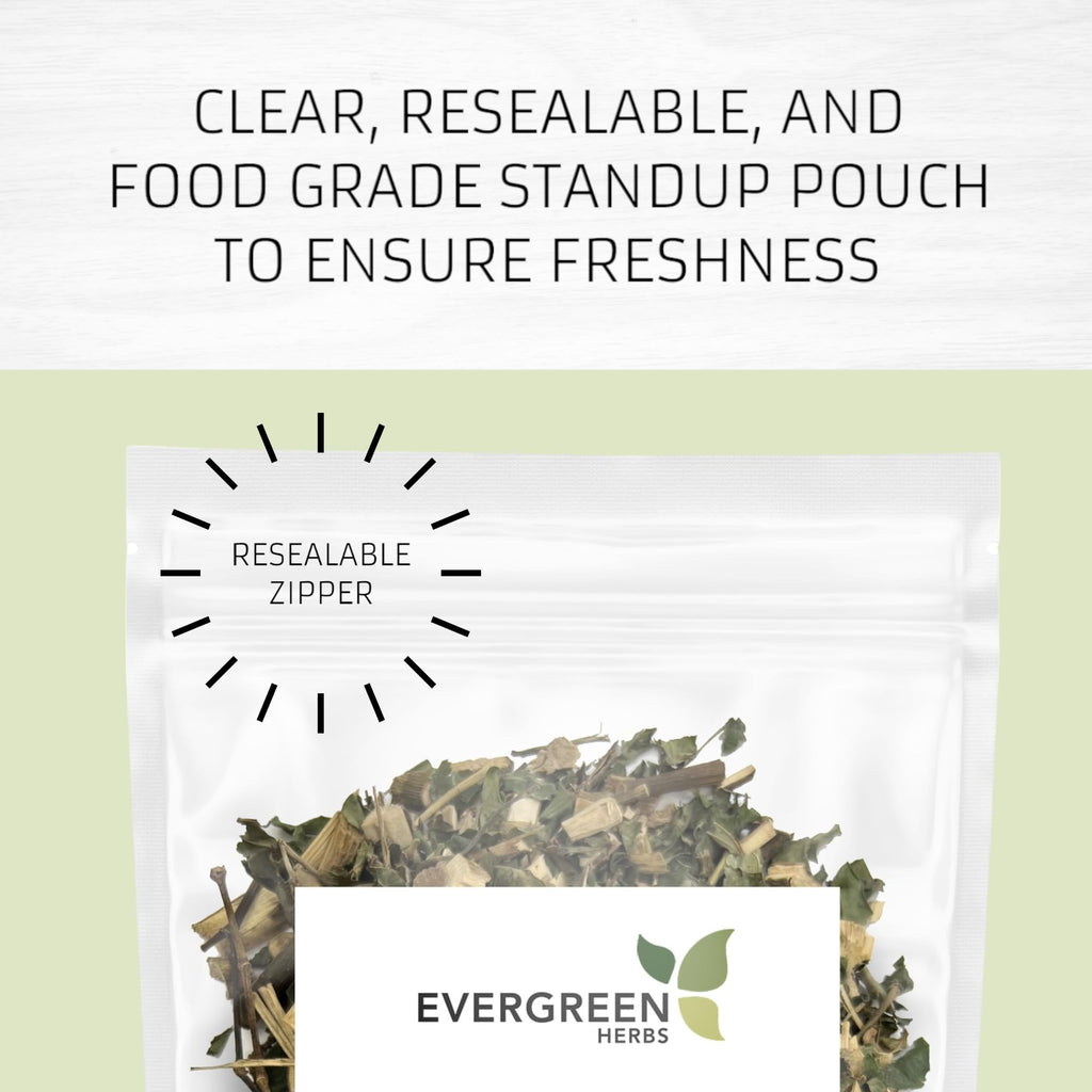 Evergreen Herbs Cuachalalate Bark - Wildcrafted Mexican Herbal Bark for Cuachalalate Tea, Decoctions or Tinctures, 16 oz Resealable Pouch, Traditional Botanical Herb for Digestive & Skin Support