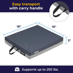 Drive Medical 14886 Skin Protection Gel "E" Wheelchair Seat Cushion