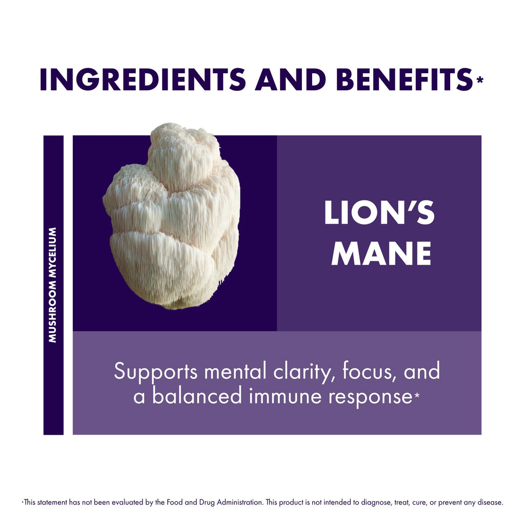 Host Defense Lion's Mane Capsules, 240 ct (Pack of Two 120 ct Units)