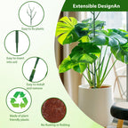 PERSZEN 15 Pack Stackable Plant Support Stakes, Garden Trellis for Climbing Plants Indoor and Outdoor Use, Plant Accessories for Potted Plants Monstera, Plant Sticks for Climbing Plant Stems