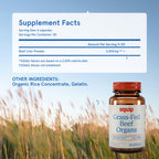 Equip Grass-Fed Beef Organs - Regenerative Freeze Dried Beef Liver Capsules - Includes Kidney & Heart - Natural Multivitamin Organ Supplements to Support Energy, Immunity & Heart Health (30 Servings)