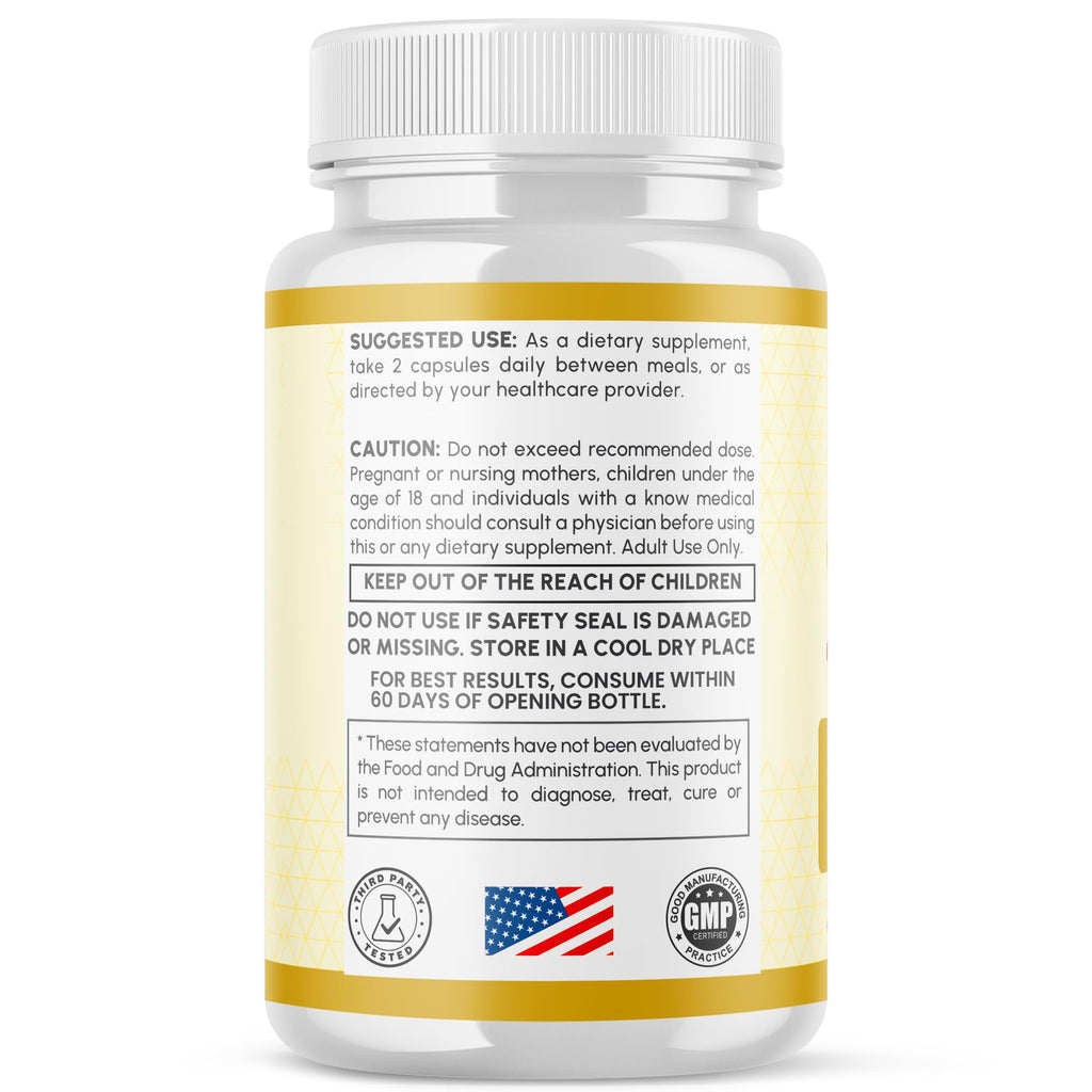 Glycocept Capsules, Official Glycocept Pills with All Natural Ingredients, Advanced Glycocept Capsules Health and Wellness Vitamin Supplement for Maximum Strength Multivitamin Supports (60 Capsules)