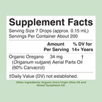 MaryRuth Organics Oregano Oil Drops | 6 Month Supply | USDA Organic Oil of Oregano Liquid | Herbal Blend for Immune Support | Digestive Health | Overall Health | Vegan | Sugar Free | Non-GMO | 1 Fl Oz