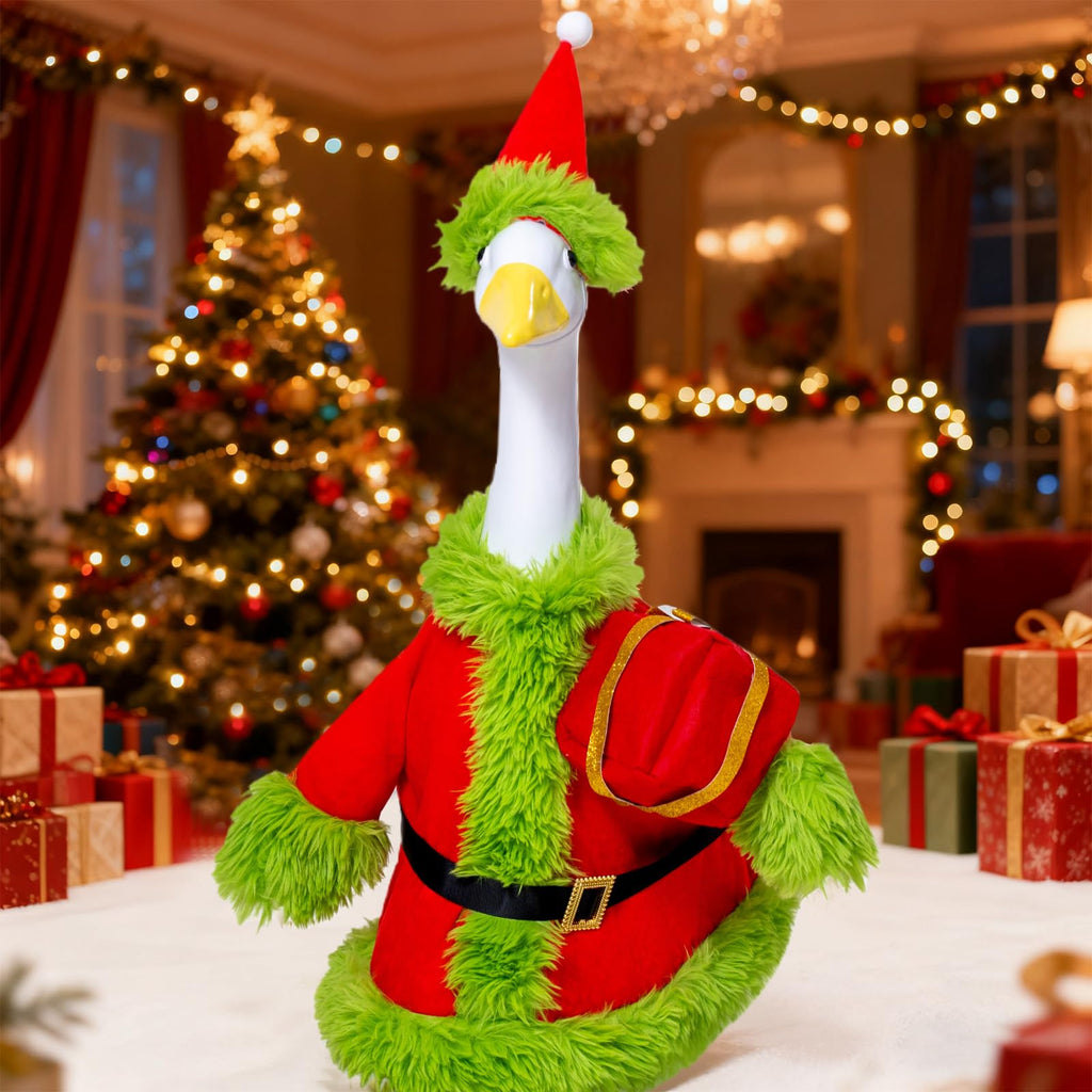 Porch Goose Christmas Outfit for 23" Lawn Goose Porch