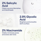 Skinfix 2% BHA Cleanser - 5 oz - Clears Acne Blemishes & Blackheads - Safe for All Types of Acne - Fragrance Free - Vegan, Cruelty Free